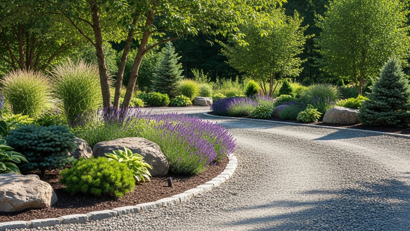 12 Gravel Driveway Landscaping Ideas
