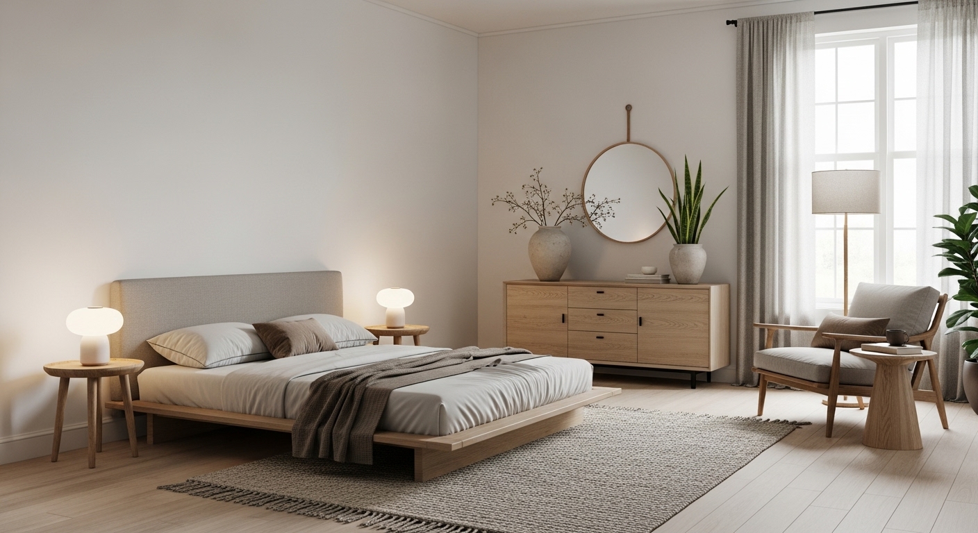 12 Japandi Style Bedroom Furniture Layout Ideas Finding Calm in Balance