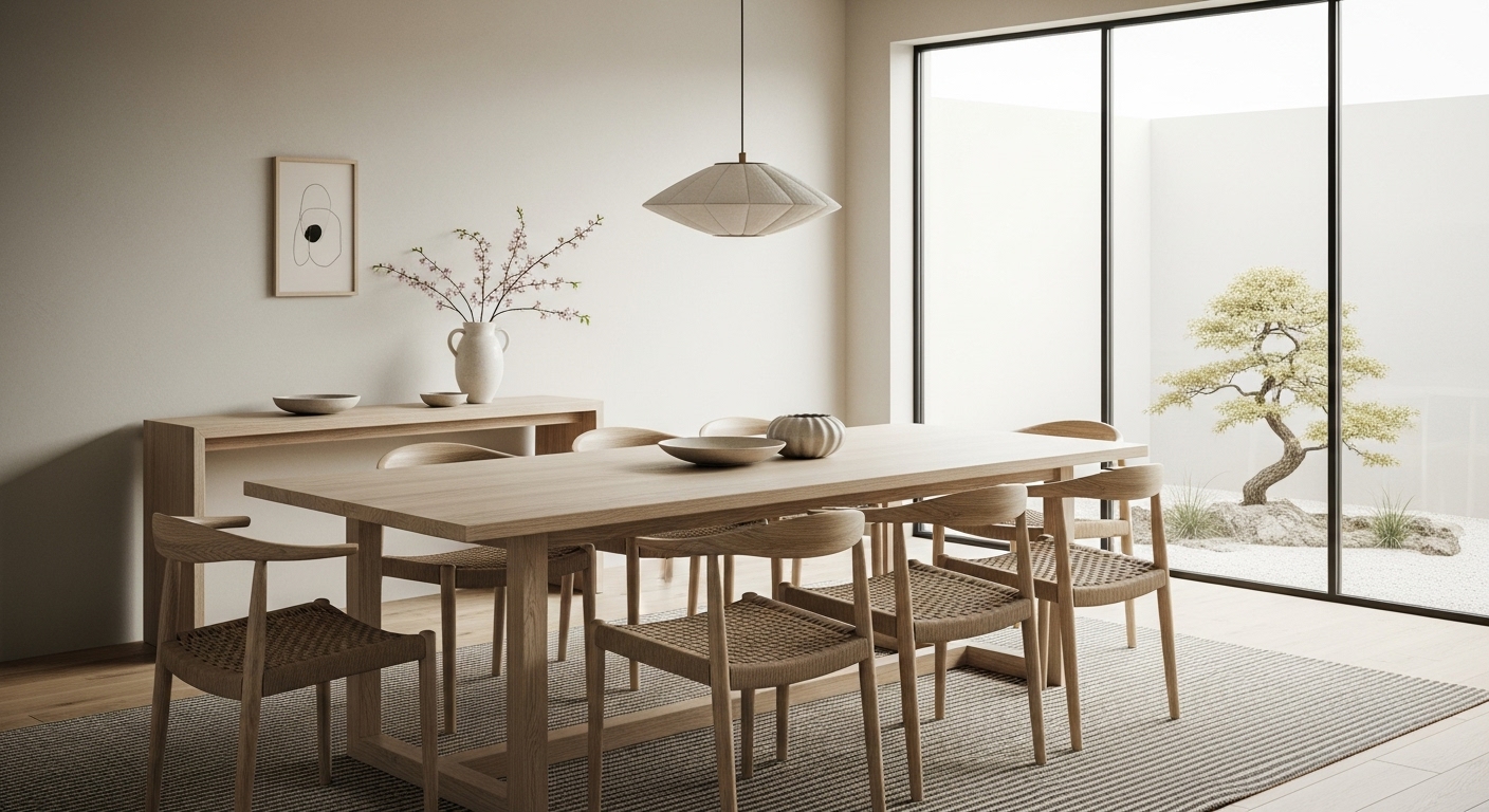 12 Japandi Style Dining Room Inspiration