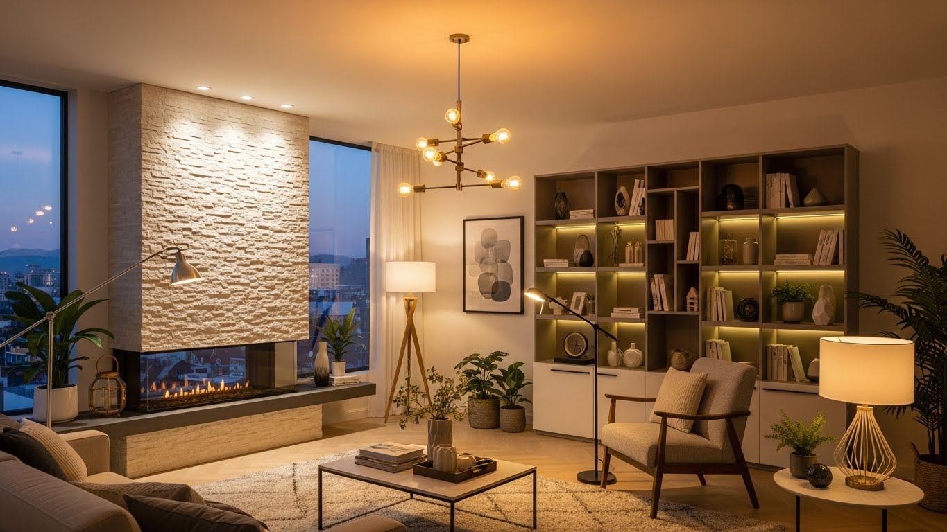 12 Living Room Lighting Ideas