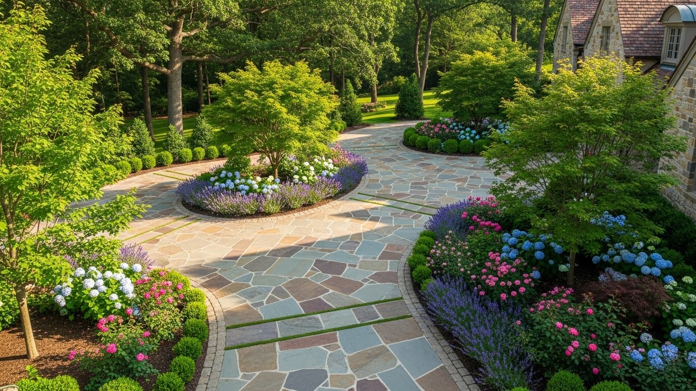 12 Natural Stone Driveway Ideas That Blend Beauty and Durability