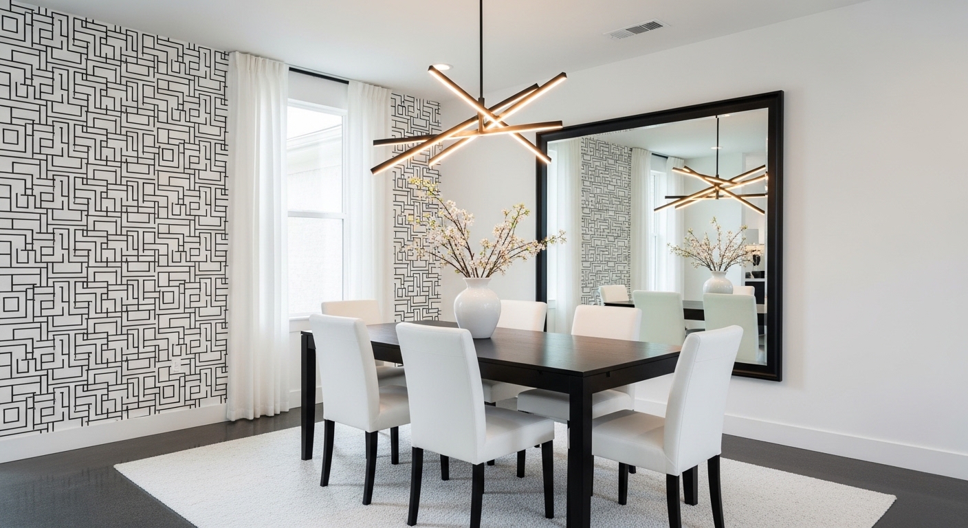 Modern Black and White Dining Room Ideas for a Sleek Home