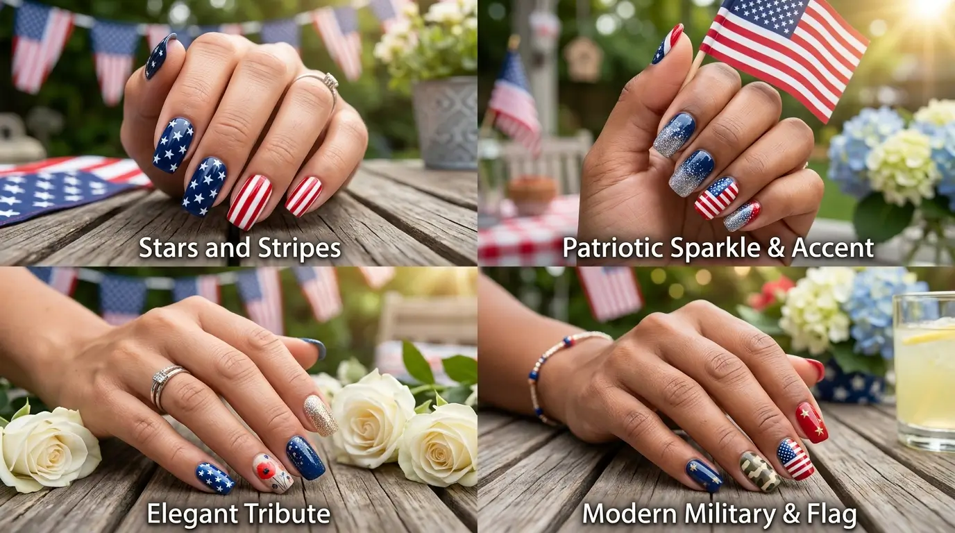 12 Stunning Memorial Day Nail Design Ideas