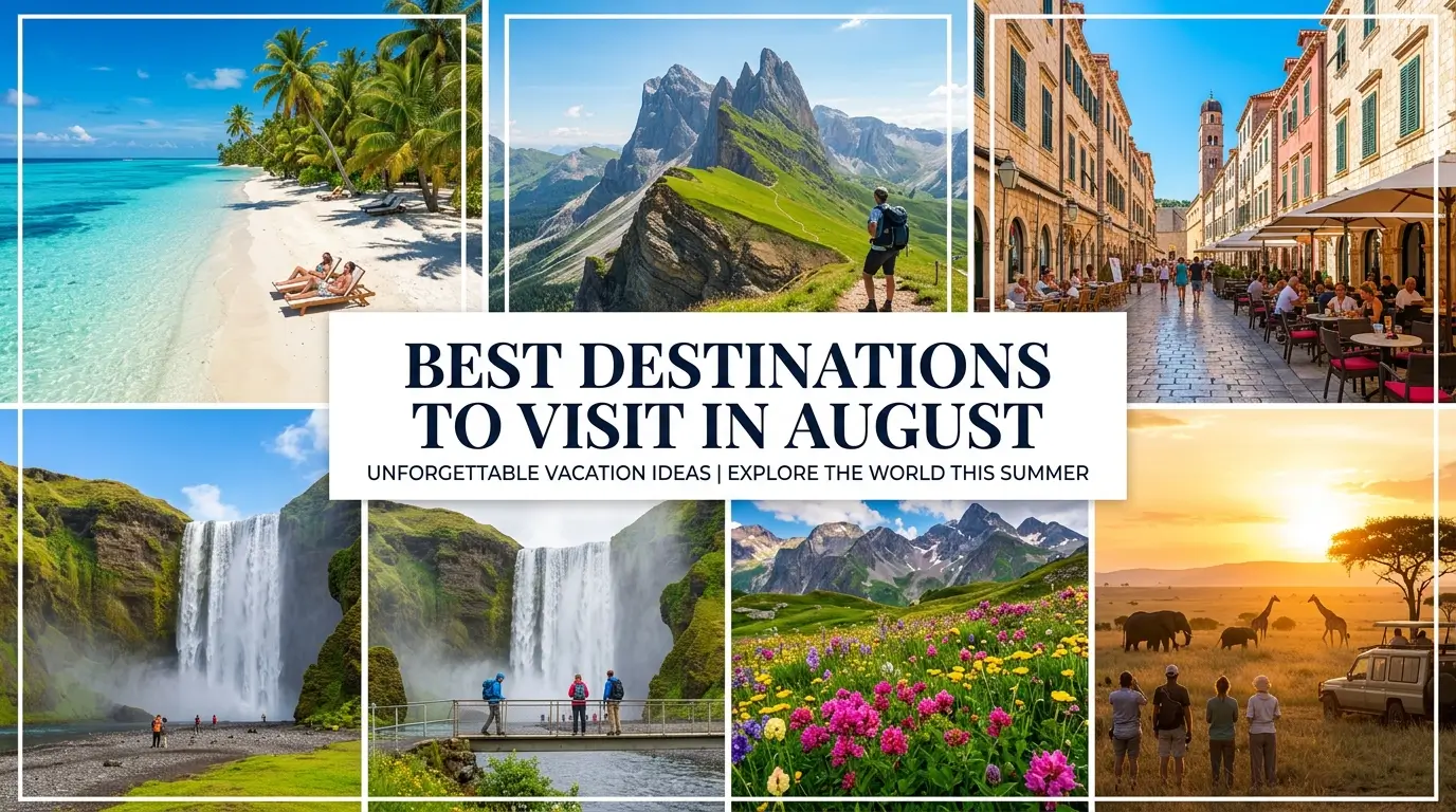 12 Best Places to Visit in August