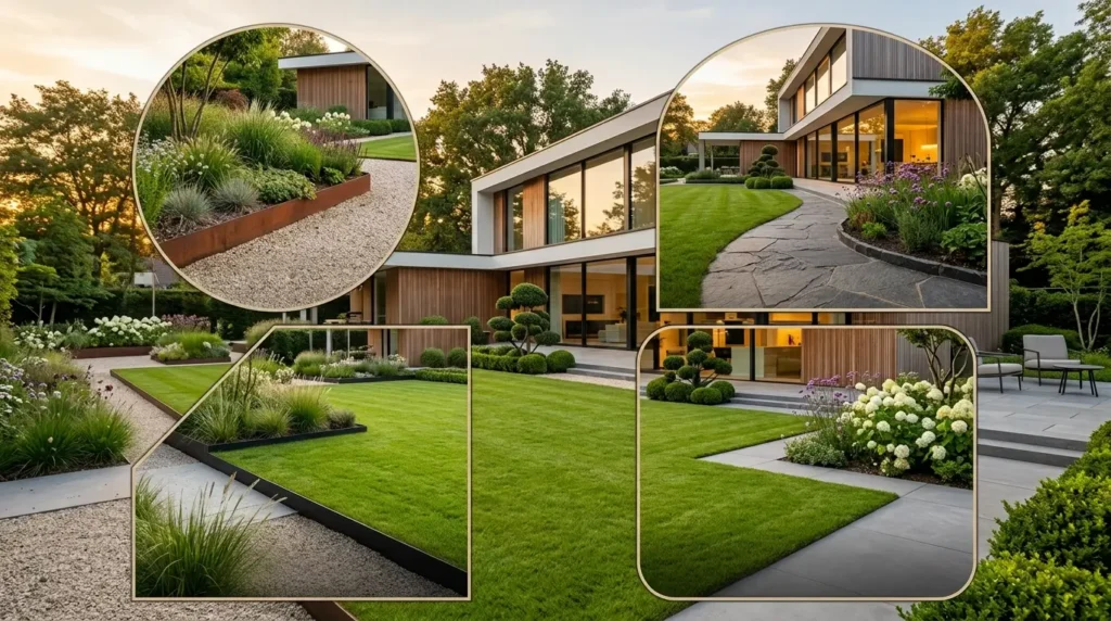 14 Minimalist Modern Garden Edging Ideas