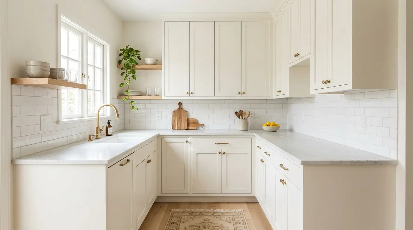 Best White Paint Colors for a Small Kitchen